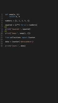 Python Tricks in 60 Seconds - Boost Your Code #shorts