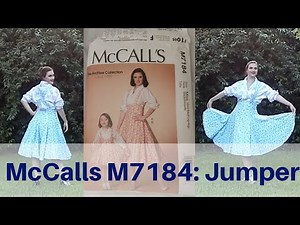 McCalls M7184 Part 1: Jumper