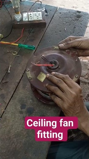 ceiling fan fitting electrical #repair #winding #motor #fan #starter #copper #alternatör #pump #wire