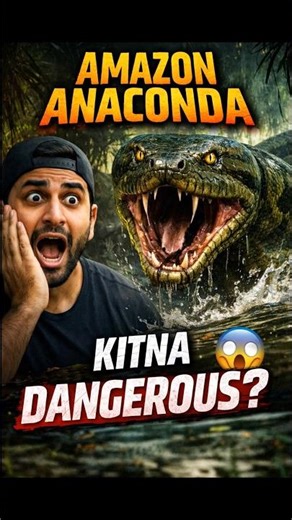 Amazon Anaconda 😱 | Duniya Ka Sabse Heavy Snake Kitna Dangerous Hai