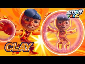 Best of Clay! 🌟 Action Pack’s Top Hero Moments | NEW! | Adventure Cartoon for Kids