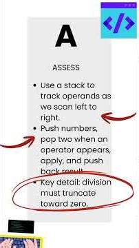 Evaluate Reverse Polish Notation - Leetcode 150 - Illustrated! - Stacks - Python (Pattern Mastery)