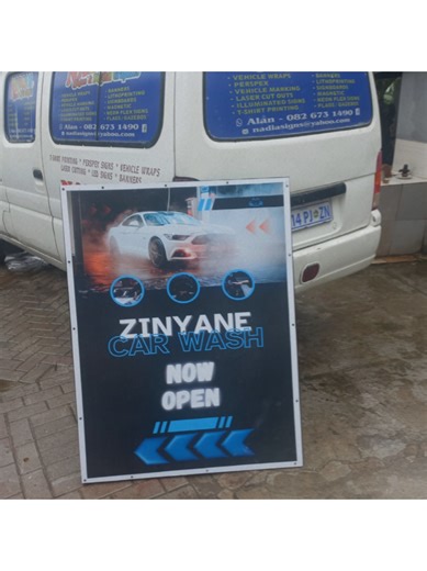 “Steel frame signage with Chromodek plate — strong, weather-resistant and highly visible ✔ Perfect for outdoor branding, factories, yards and construction sites. Quality signage that stands the test of time. 📍 Nadia Signs & Automotive Graphics 📞 082 673 1490 📩 DM us for durable signage solutions” @NadiaB 🇿🇦| ESL | TEACHER