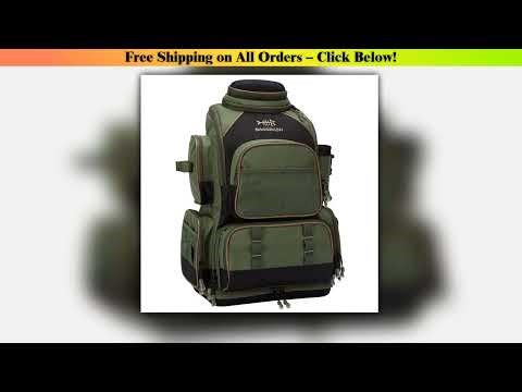 Bassdash Multifunctional Fishing Tackle Backpack Lightweight Tactical Soft Tackle Box with Protecti