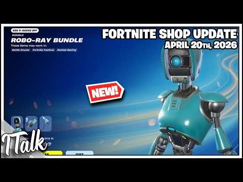 Fortnite Shop *NEW* ROBO-RAY IS BACK! [April 20th, 2026] (Fortnite Chapter 7)