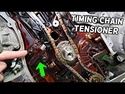 HYUNDAI SANTA FE TIMING CHAIN TENSIONER REPLACEMENT REMOVAL