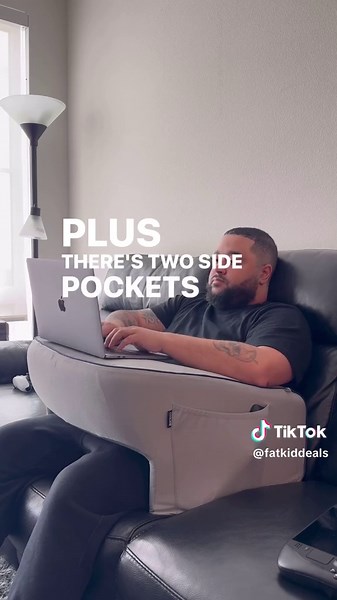 Ultimate Gaming Pillow with Side Pockets for Gamers