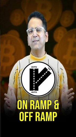 What is Crypto On Ramp & Off Ramp? #cryptocurrency #fiatmoney #onramp #offramp