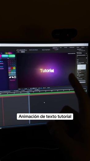 animación de texto tutorial #edit #aftereffects #edicion #plugin