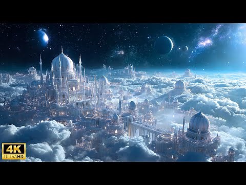 Cosmic Palaces 4K ✨ Infinite Castles Floating Among the Stars