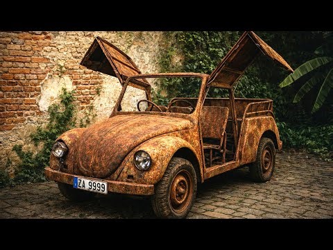 A Genius Boy Transforms a Rusty Old Car into a One of a Kind Lamborghini // From Start to Finish