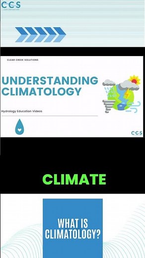 WHAT IS CLIMATOLOGY? #stormwater #climatology