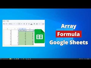 How to Use the Array Formula in Google Sheets