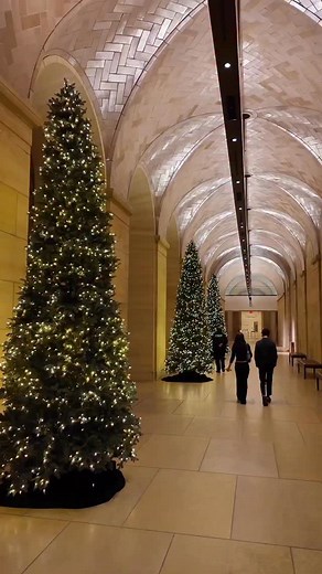 5.2K views · 741 reactions | The museum is glowing for the holidays. ✨ From sparkling trees to handcrafted wreaths by local artist Nicole Rossi (@textureflorals), it’s a beautiful time to explore our galleries. This holiday season, make us part of your seasonal traditions. | Philadelphia Art Museum | Facebook