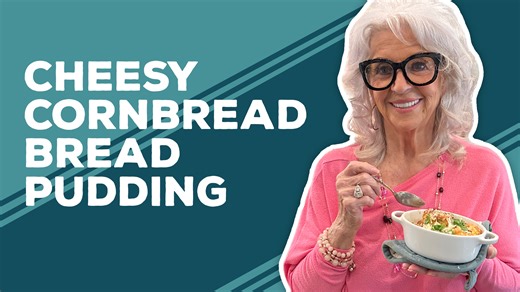 I've got another great side dish for your Valentine's Day dinner—my Cheesy Cornbread Bread Pudding recipe: https://www.pauladeen.com/recipe/cheesy-cornbread-bread-pudding/ | Paula Deen