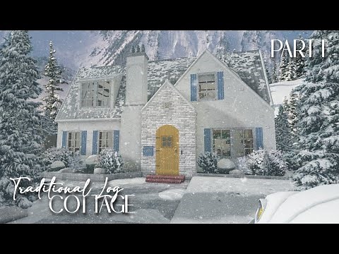 BLOXBURG: Traditional Log Cottage | Part one