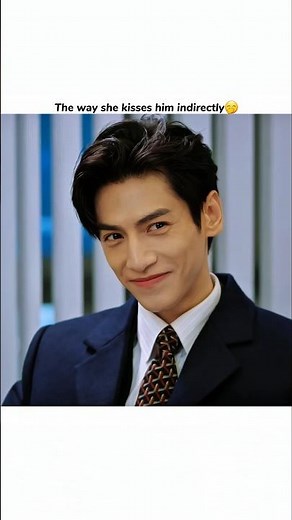 The way she kisses him indirectly🤭 | Love Is Sweet Romantic Scene #shortsfeed #fy