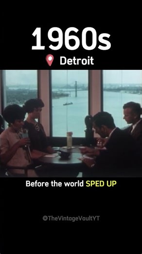 Detroit in the 1960s 🇺🇸 ... Before the world SPED UP