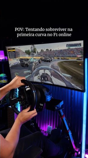 POV: Tentando sobreviver na primeira curva no F1Online #formula1 #automobilismo #f1 #f12025 #iracing