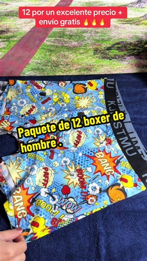 Paquete de 12 boxer de hombre . Diseños variados. #tiktokshopblackfriday #tiktokshopcreatorpicks #tiktokshopcybermonday