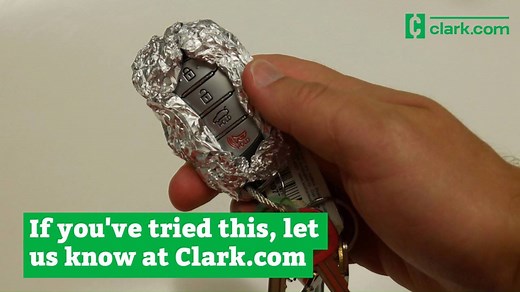 43K views · 60 reactions | Can wrapping your key fob in foil stop car thieves? Team Clark put it to the test! Here's the bottom line: on.clark.com/FoilYourFob | Clark Howard | Facebook