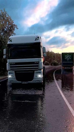 Cold Rainy Road Drive 🌧🚛 23 | ETS2 - 1.57 Weather Mod Feel #eurotrucksimulator2 #ets2 #truckdriver