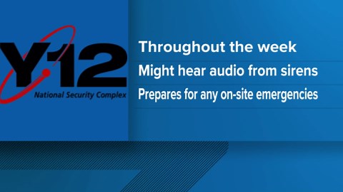 You might hear public warning sirens in Oak Ridge this week: Here's why