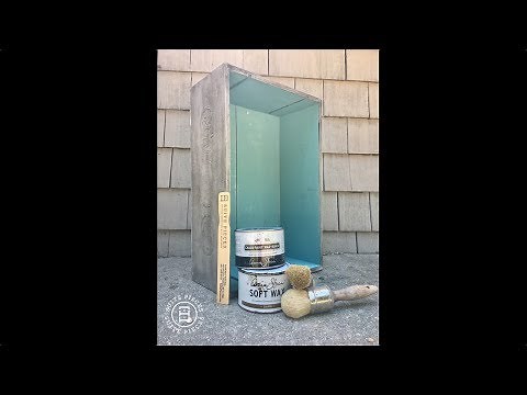 How to properly use dark & black wax to antique your furniture