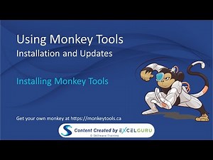 Using Monkey Tools - Key Background - Installing Monkey Tools
