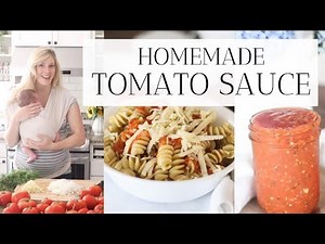 How to Make Tomato Sauce with Fresh Tomatoes | Family 50-year old recipe!