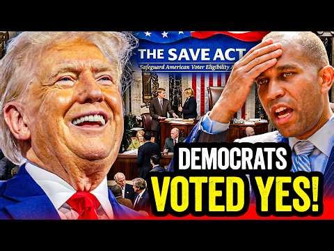 13 DEMOCRATS Just Voted FOR Trump's SAVE ACT—Why The Wall Is CRACKING!!!