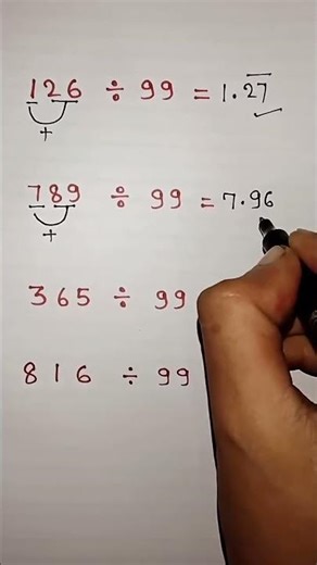99 ki best trick ✨💯😍 #maths #mathstricks #mathtricks