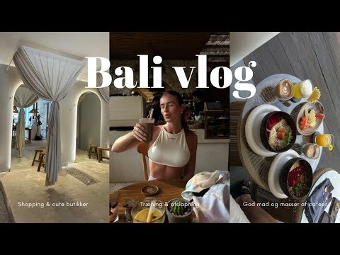 De første dage på Bali