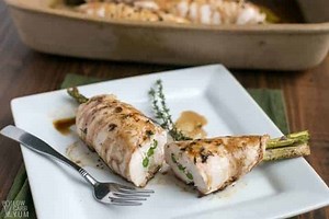Healthy Asparagus Stuffed Chicken Breasts
