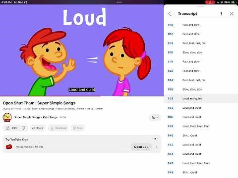 Open Shut Them from Super Simple Songs