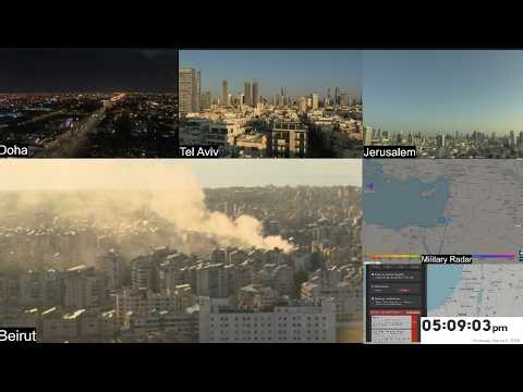 🔴 LIVE: Middle East War Coverage | Israel–Iran Conflict Escalates | 24/7 Cameras & Breaking News