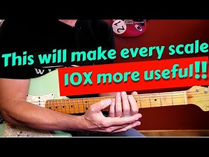 Guitar Lesson Major Scale Patterns Using Notes Per String