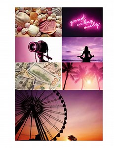 Dream Life Vision Board Kit (purple Theme) | 8.5 × 11 in | Printable PDF | Instant Download - Etsy Canada
