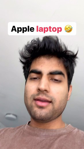 Aryan Singh on Instagram: "Apple laptop 🤣👏 #Software #coding #interview #tips #opensource #javascript #faang"