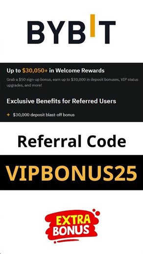 Bybit Referral Bonus Guide – Register with Code VIPBONUS25 Today