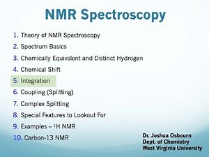 NMR 5 - Integration