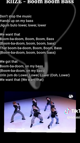 Lyric, RIIZE - Boo Boom Bass #easylyrics #lirik #boomboombass #riize #briize