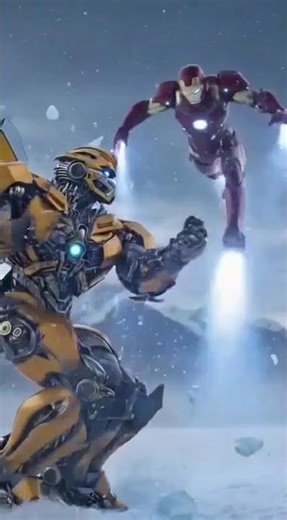 🔥 BUMBLEBEE vs IRON MAN: Epic Fight Turns Into UNEXPECTED Friendship! (Transformers x Marvel)