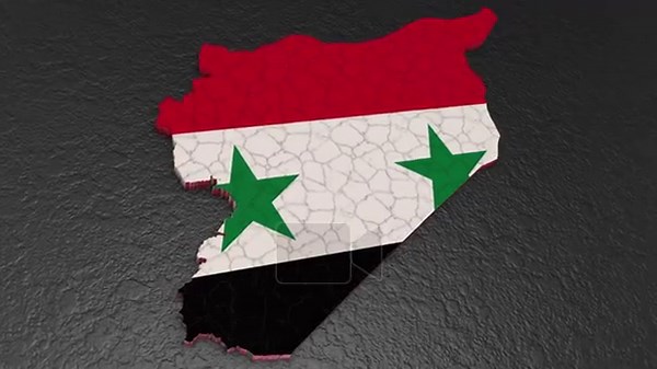 Syria map 3d. 3d map of Syria Stock Video Footage - Alamy