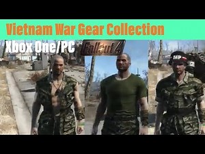 Fallout 4 Xbox One/PC Mods|Vietnam War Gear Collection