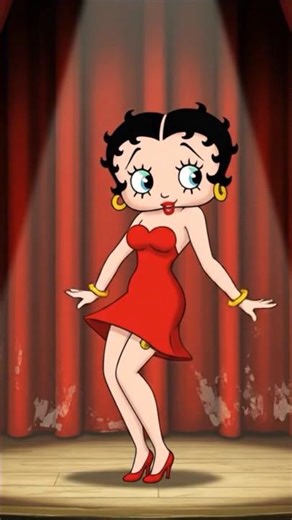 Betty Boop singing and dancing to Ain'tcha. #bettyboop #cartoon #music #shorts #dance