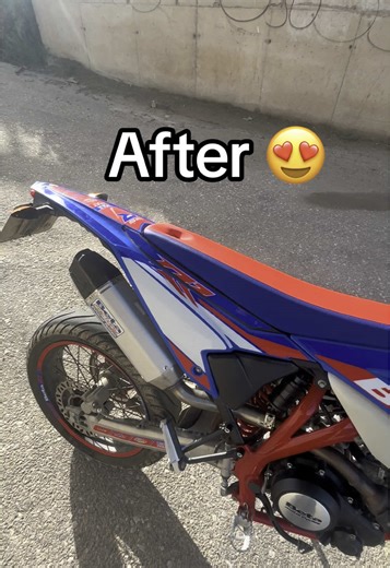 Music to my ears . . . . . . . . . . . . . . . . . . . . . . #moto #exhaust #beta #beforeandafter #betarr125lc #motorcycle #upgrade #wheelie #foryoupage❤️❤️ #fyp #motard #supermoto #viral_video
