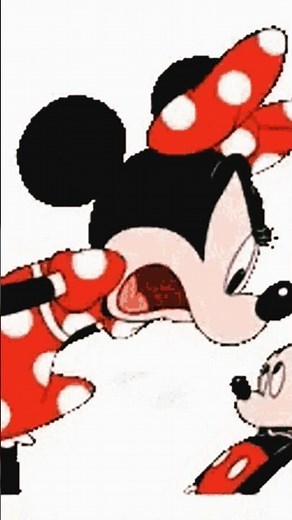 Angry Minnie Mouse.