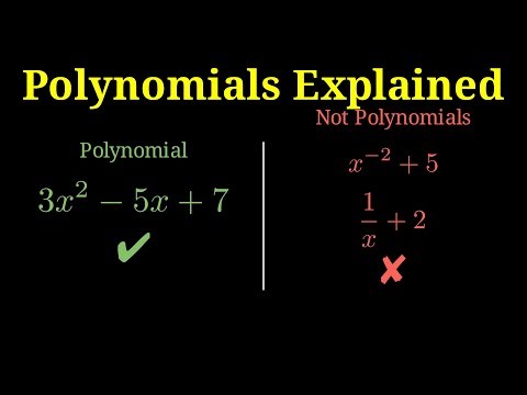 Polynomials Explained | Algebra Basics Made Easy