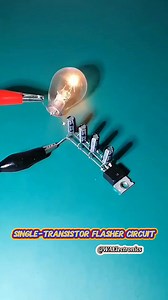 24K views · 199 reactions | Simple Single-Transistor Flasher Circuit! Diy Electronics Project Follow for more like this. Like❣️ comments Share Keep Supporting 欄 #lampflasher #stem #flashercircuit #diyelectronic #diyelectronics #diyelectrical #electronicidea #electronicstudent #electronicstudents #electronicsolvers #electronicsengineering #electronicengineering #digitalelectronics | WA Electronics | Facebook